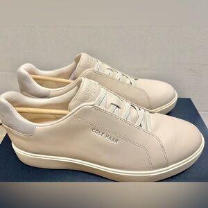 Cole Haan Men's Ivory GrandPro Luxe Slip-on Sneakers Sz 8